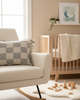 Baby Alpaca Bed Pillow 67cm x 57cm in nursery - 4:5 ratio
